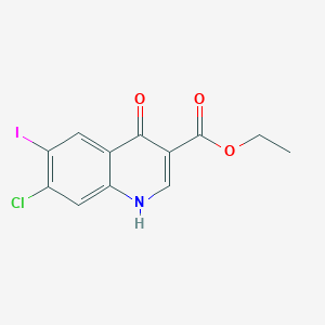 Ethyl 7-chloro-4-hydroxy-6-iodoquinoline-3-carboxylate