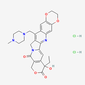 molecular formula C28H32Cl2N4O6 B12096088 Lurtotecan hydrochloride 