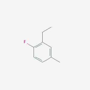 molecular formula C9H11F B12096103 2-Ethyl-1-fluoro-4-methylbenzene 