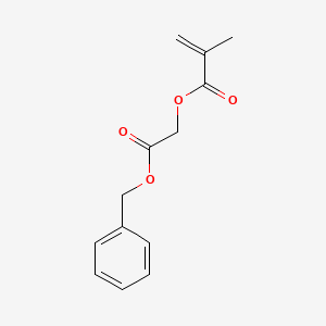 molecular formula C13H14O4 B12096110 2-(Benzyloxy)-2-oxoethyl 2-methylprop-2-enoate CAS No. 652132-69-9