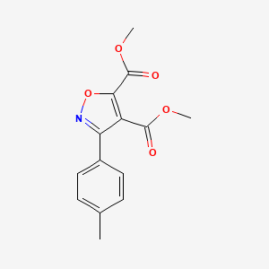 4,5-Isoxazoledicarboxylicacid,3-(4-methylphenyl)-,dimethylester(9ci)