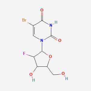 5-Bromo-1-[3-fluoro-4-hydroxy-5-(hydroxymethyl)oxolan-2-yl]pyrimidine-2,4-dione