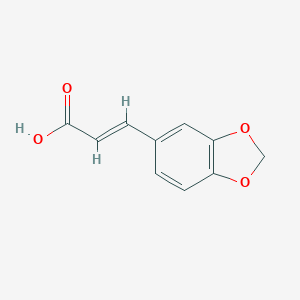 molecular formula C10H8O4 B120963 3,4-Methylenedioxycinnamic acid CAS No. 38489-76-8