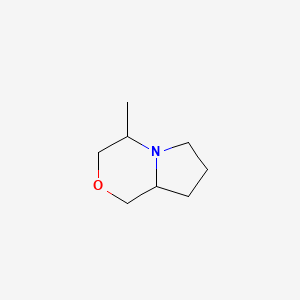 1H-Pyrrolo[2,1-c][1,4]oxazine,hexahydro-4-methyl-,(4S,8aS)-(9CI)