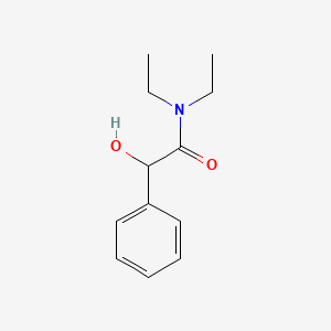 molecular formula C12H17NO2 B1209631 N,N-Diethyl-2-hydroxy-2-phenylacetamide CAS No. 2019-69-4