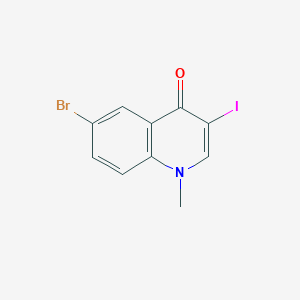 6-Bromo-3-iodo-1-methylquinolin-4(1H)-one