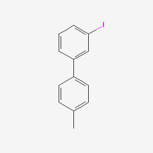 molecular formula C13H11I B12096376 3-Iodo-4'-methyl-biphenyl CAS No. 177490-84-5