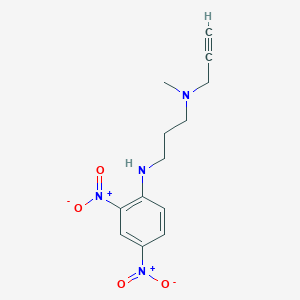 1,3-Propanediamine, N'-(2,4-dinitrophenyl)-N-methyl-N-2-propynyl-