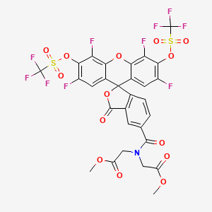 molecular formula C29H15F10NO14S2 B12096576 HKSOX-1r 