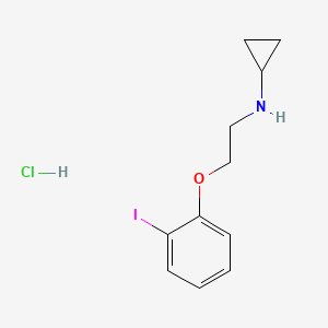 N-[2-(2-iodophenoxy)ethyl]cyclopropanamine hydrochloride