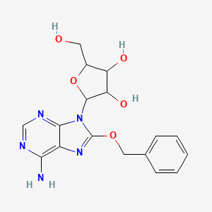 molecular formula C17H19N5O5 B12096600 8-Benzyloxyadenosine 