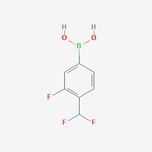 (4-(Difluoromethyl)-3-fluorophenyl)boronic acid