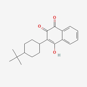 2-(4-(1,1-Dimethylethyl)cyclohexyl)-3-hydroxy-1,4-naphthalenedione