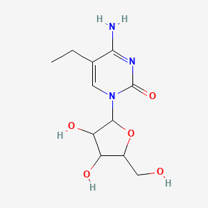 molecular formula C11H17N3O5 B12096673 5-Ethyl cytidine 