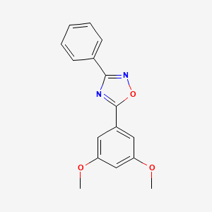 molecular formula C16H14N2O3 B1209668 5-(3,5-二甲氧基苯基)-3-苯基-1,2,4-恶二唑 