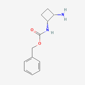 benzyl N-[(1R,2S)-2-aminocyclobutyl]carbamate