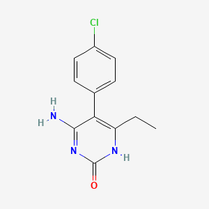 molecular formula C12H12ClN3O B12096751 7Uug8LV9NV CAS No. 93456-61-2