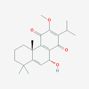 molecular formula C21H28O4 B1209677 12-甲基-5-脱氢荷尔蒙酮 