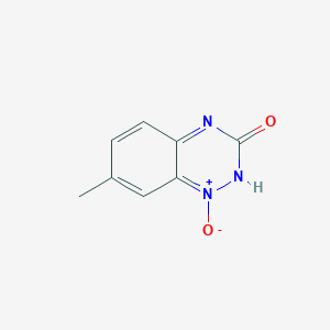 molecular formula C8H7N3O2 B12096770 7-Methyl-1,2,4-benzotriazin-3-ol 1-Oxide CAS No. 27446-11-3