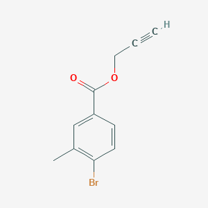 molecular formula C11H9BrO2 B12096773 Prop-2-yn-1-yl 4-bromo-3-methylbenzoate 