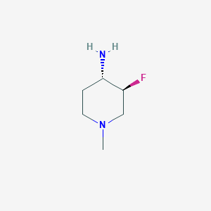 (3S,4S)-3-Fluoro-1-methylpiperidin-4-amine