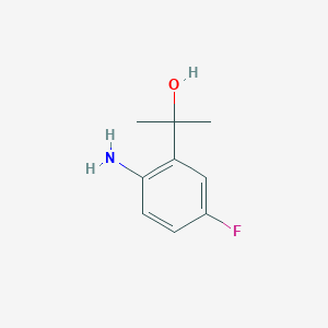 2-(2-Amino-5-fluorophenyl)propan-2-ol