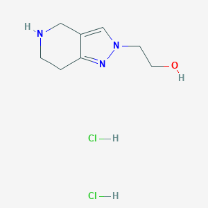 2-(4,5,6,7-Tetrahydropyrazolo[4,3-c]pyridin-2-yl)ethanol;dihydrochloride