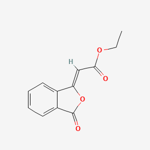 molecular formula C12H10O4 B12096869 ethyl 2-(3-oxoisobenzofuran-1(3H)-ylidene)acetate 