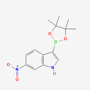 6-Nitro-3-(4,4,5,5-tetramethyl-1,3,2-dioxaborolan-2-yl)-1h-indole