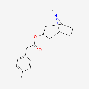B1209695 (8-Methyl-8-azabicyclo[3.2.1]octan-3-yl) 2-(4-methylphenyl)acetate CAS No. 1690-20-6