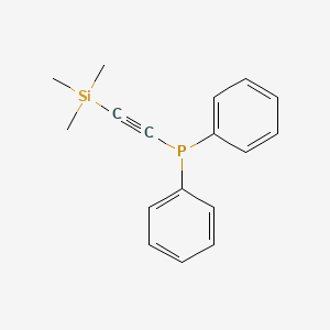 molecular formula C17H19PSi B12096950 Diphenyl[(trimethylsilyl)ethynyl]phosphane CAS No. 21037-91-2