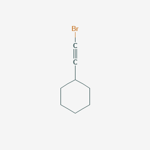 molecular formula C8H11Br B12096967 (Bromoethynyl)cyclohexane CAS No. 66684-39-7