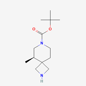 molecular formula C13H24N2O2 B12097009 tert-butyl (5R)-5-methyl-2,7-diazaspiro[3.5]nonane-7-carboxylate 