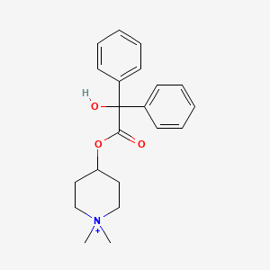 molecular formula C21H26NO3+ B1209703 帕拉潘唑 CAS No. 15394-61-3