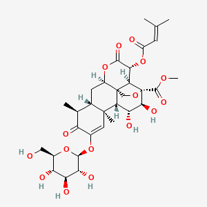 molecular formula C32H42O16 B1209706 苦楝内酯 A CAS No. 63306-30-9
