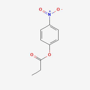molecular formula C9H9NO4 B1209708 4-Nitrophenyl propionate CAS No. 1956-06-5