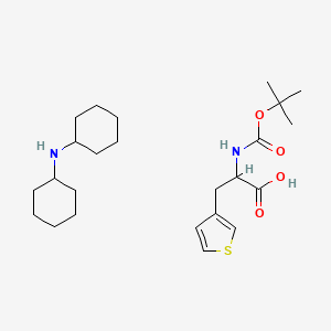 molecular formula C24H40N2O4S B12097118 Boc-L-3-Thienylalanine.DCHA 