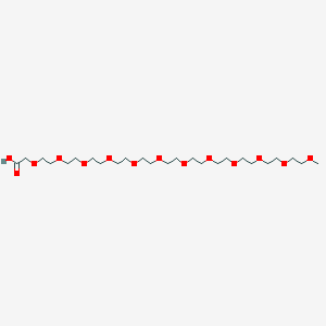 molecular formula C25H50O14 B12097221 mPEG11-CH2COOH 