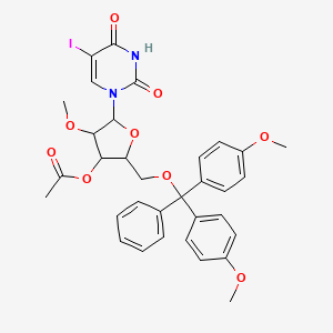 3'-O-Acetyl-5'-O-DMT-5-iodo-2'-O-methyl-uridine