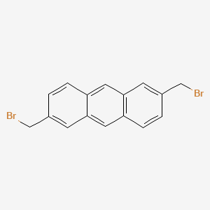 molecular formula C16H12Br2 B12097269 2,6-Bis(bromomethyl)anthracene CAS No. 138308-91-5