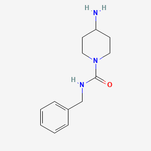 molecular formula C13H19N3O B12097280 4-amino-N-benzylpiperidine-1-carboxamide 