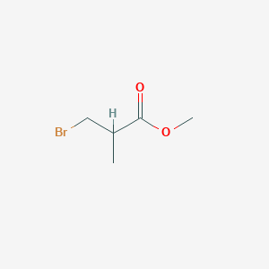 molecular formula C5H9BrO2 B1209734 Methyl 3-bromo-2-methylpropanoate CAS No. 20609-71-6