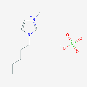 molecular formula C9H17ClN2O4 B12097385 1-methyl-3-pentylimidazol-1-ium;perchlorate CAS No. 1632464-21-1