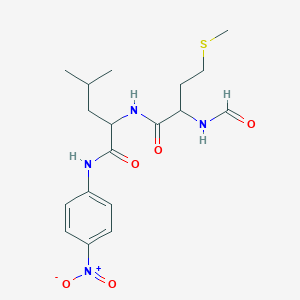 2-[(2-formamido-4-methylsulfanylbutanoyl)amino]-4-methyl-N-(4-nitrophenyl)pentanamide