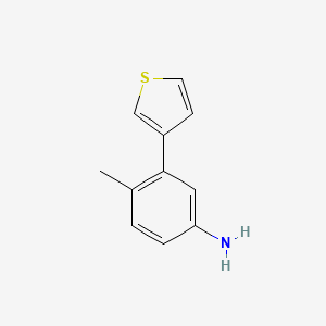 4-Methyl-3-(thiophen-3-yl)aniline