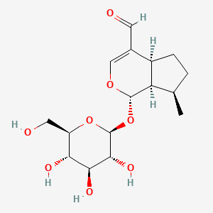 molecular formula C16H24O8 B1209744 8-Epiiridotrial glucoside CAS No. 72963-55-4