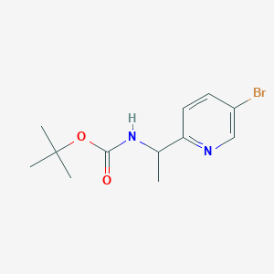 molecular formula C12H17BrN2O2 B12097460 tert-Butyl (1-(5-bromopyridin-2-yl)ethyl)carbamate 