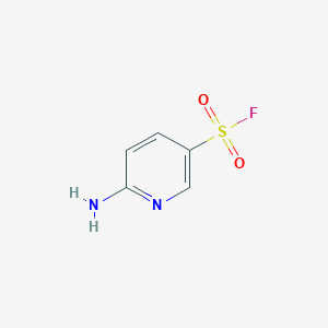 molecular formula C5H5FN2O2S B12097509 6-Aminopyridine-3-sulfonyl fluoride 