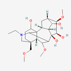 molecular formula C24H39NO7 B1209751 Crassicaulisine CAS No. 83694-44-4