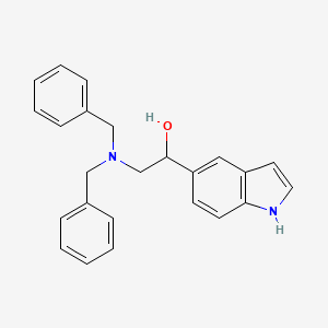 (1R)-2-(dibenzylamino)-1-(1H-indol-5-yl)ethanol